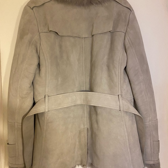 Burberry shearling jacket with collar - Picture 4 of 9